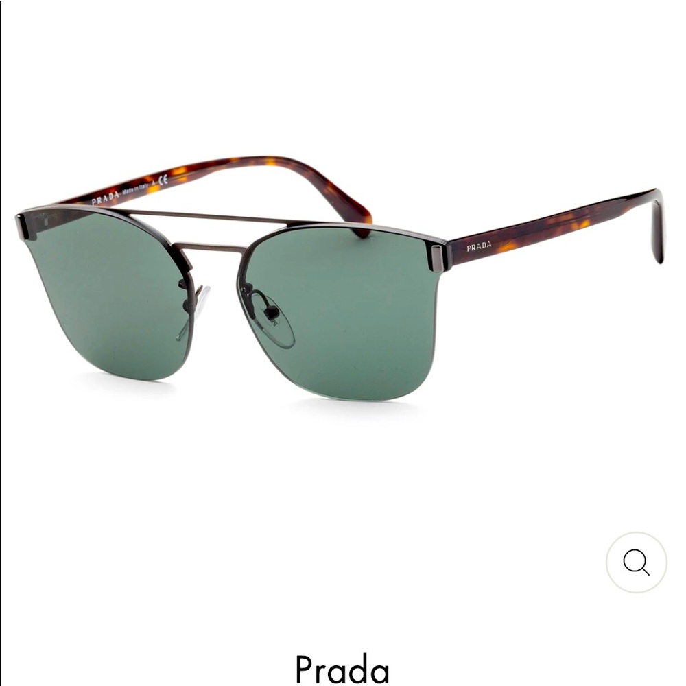 PRADA WOMEN'S FASHION PR67TS-VIX3O163 63MM MATTE BROWN SUNGLASSES - New with Box